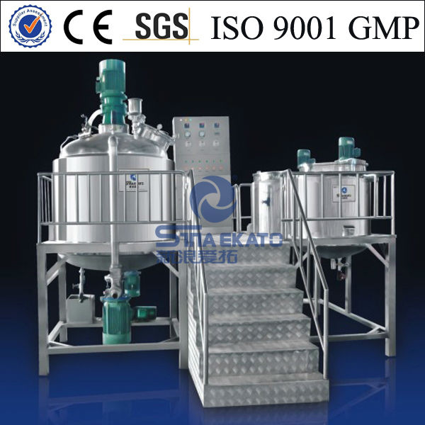 Vacuum Homogenizing Emulsifying Mixer((shampoo, liquid soap, detergent, pesticide, mixer, mixing machine))