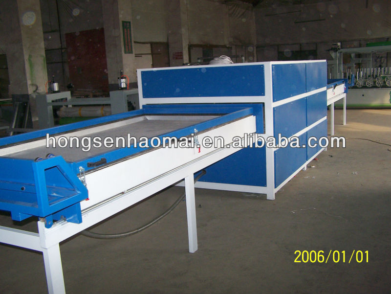 Vacuum membrane press machine for PVC door