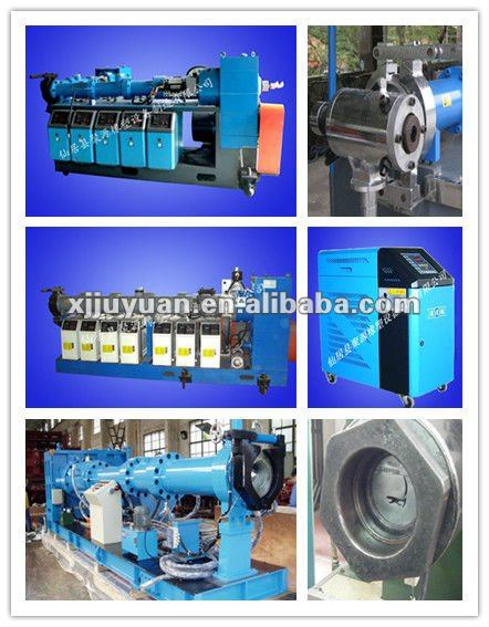 Vacuum rubber extruder