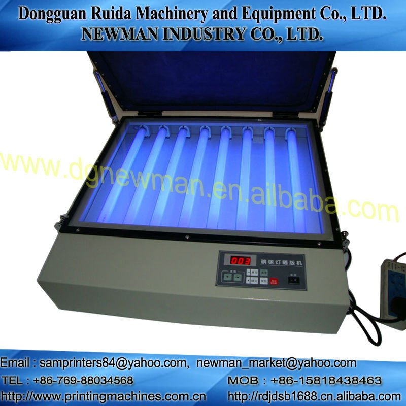 Vacuum silk screen printing exposure machine