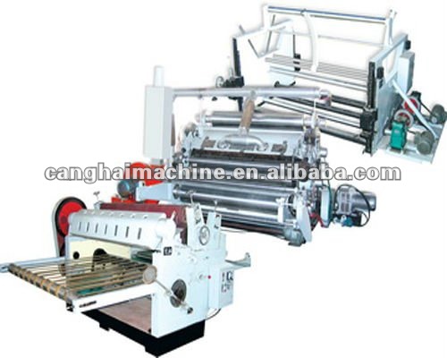 vacuum sucked Fingerless Single Facer Corrugated Machine