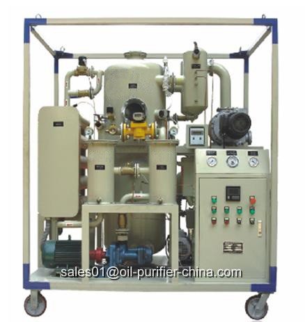 Vacuum transformer oil purifier oil regeneration machine ZYD