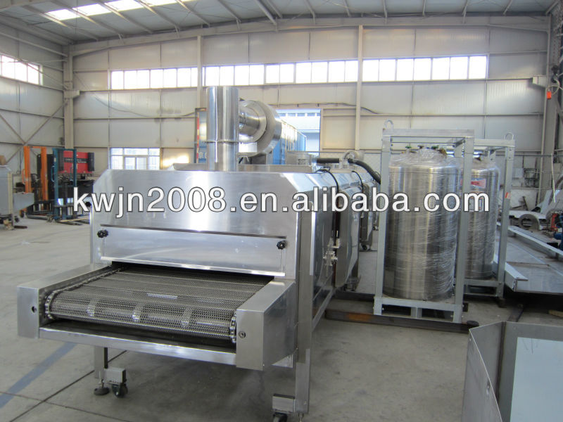 vegetable iqf liquid nitrogen machine