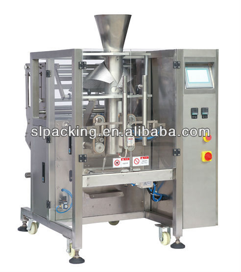 vertical automatic food packaging machine with collar type and touch PLC