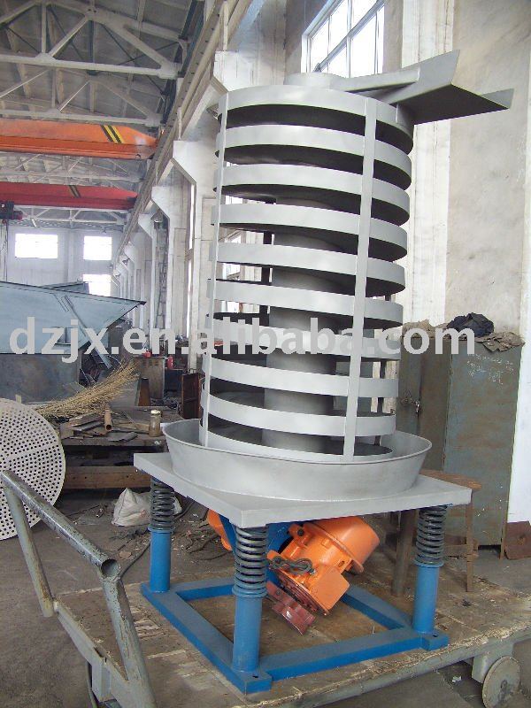 vertical feeder for chemical processing