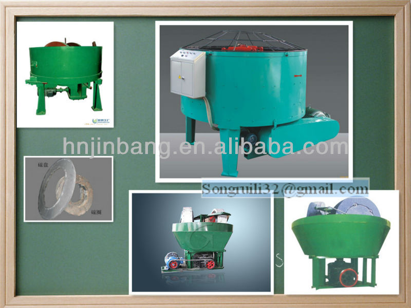 Vertical gold Wet Pan grinding mill