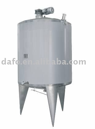 Vertical stainless mixer tank