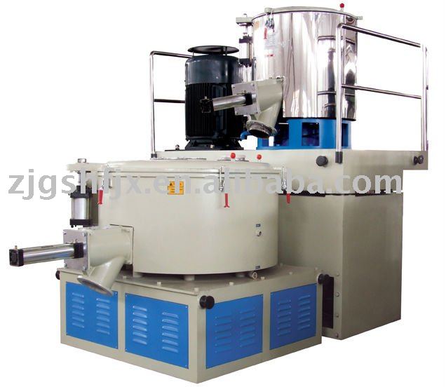 vertical type plastic mixing machine unit