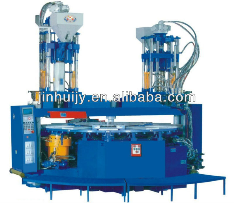 Vertical type two color TPR,TPU footwear machinery