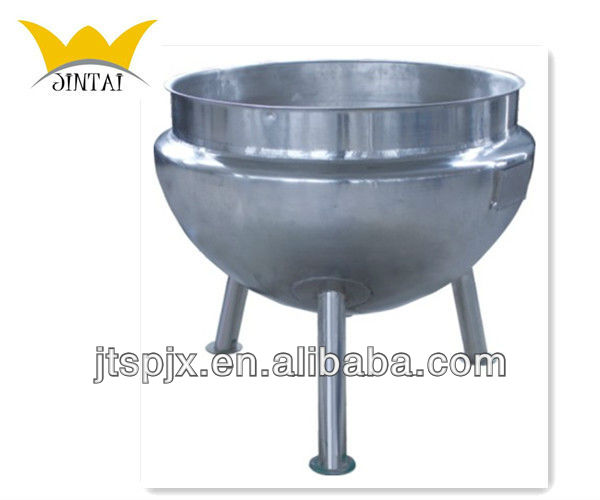 verticle steam stainless steel jacketed kettle