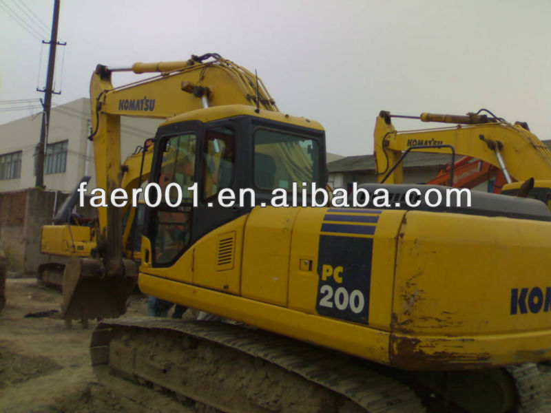 very good condition Used Komatsu Excavator PC200-7