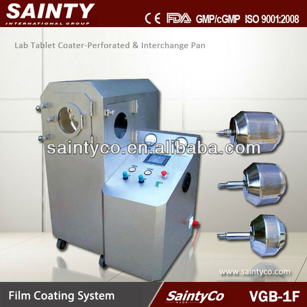 VGB-1F Lab Tablet Coating Machine-Perforated &Interchange Pan