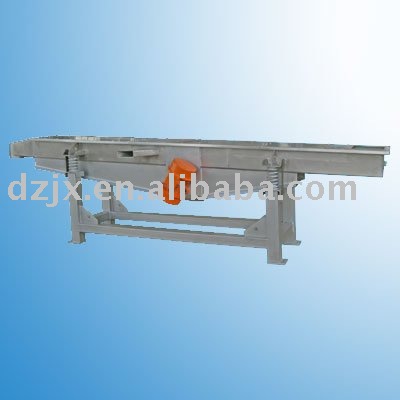 vibrating conveyor for plastic, rubber, chemical processing