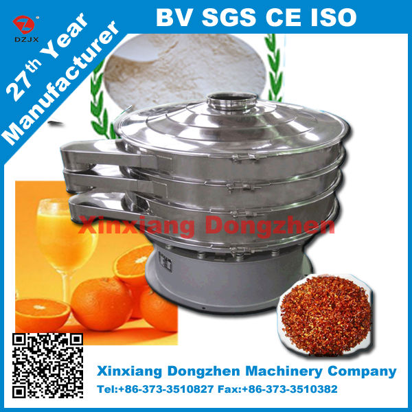 Vibrating filter sieve