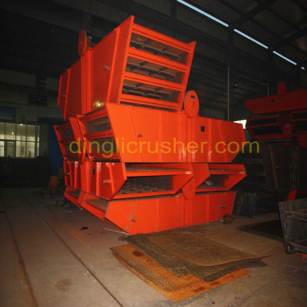 vibrating in-line sieve of YK Series used in Quarrying Plant