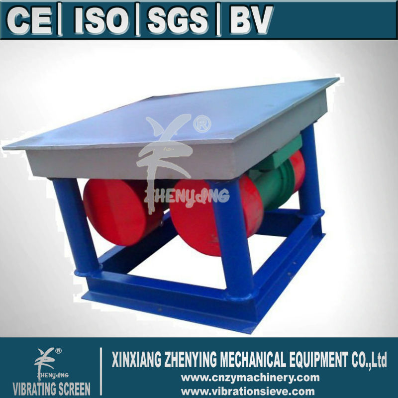 vibration table for concrete moulds