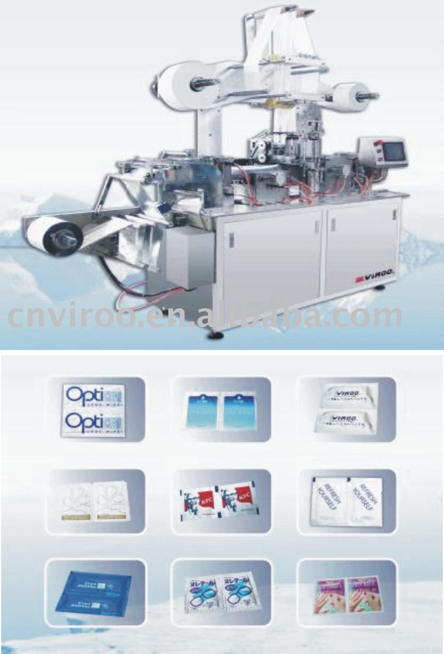 VPD250 Four sides sealing wet wipes machine