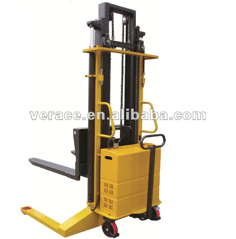 VR-ES 4.5M Semi Electric Stacker With CE For Sale