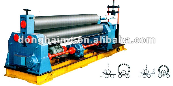 W11 metal rolling machine/plate bending machine 6*3200