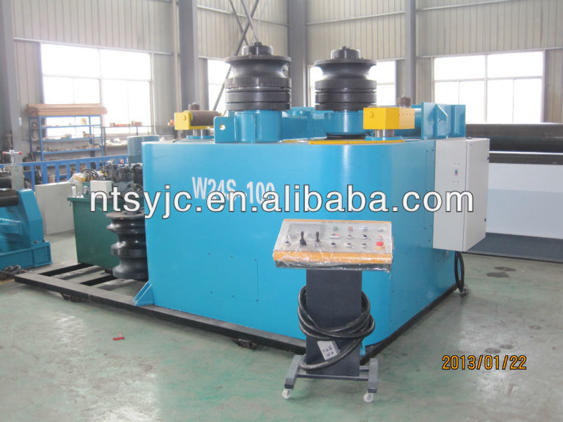 W24S-100 hydraulic pipe bending machine,section bending machine