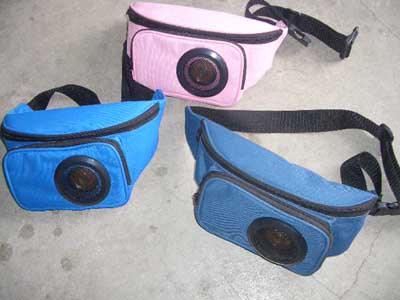 Waist bag speaker