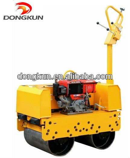 Walk-Behind Vibration Roller With Double-Drum