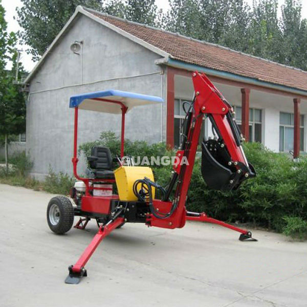 Walking backhoe/ mini tractor excavator