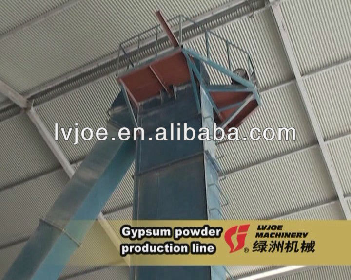 Wall plaster gypsum production line from mineral gypsum