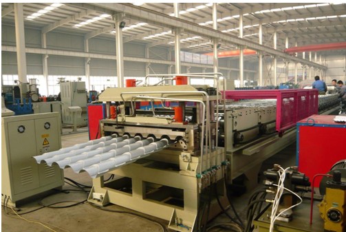 wall/roofing panel roll forming line