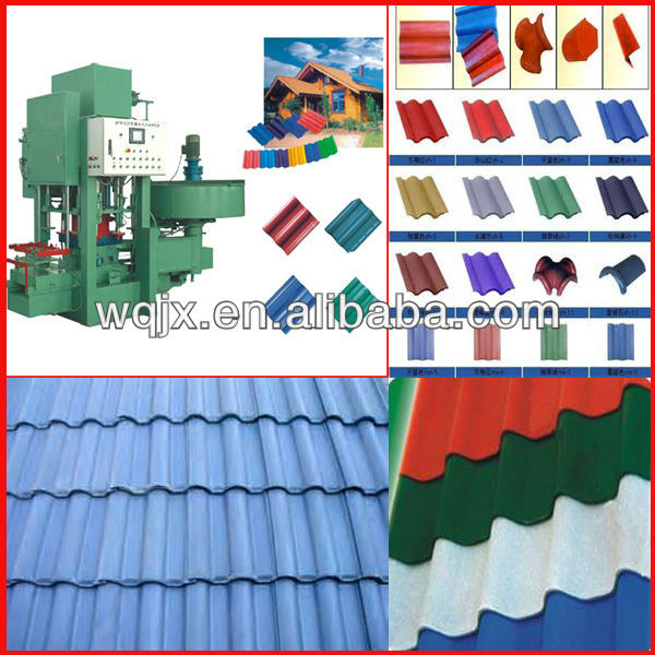 Wanqi Cement tile making machine/ ceramic tile machine/ cement roof tile making machine hot sale