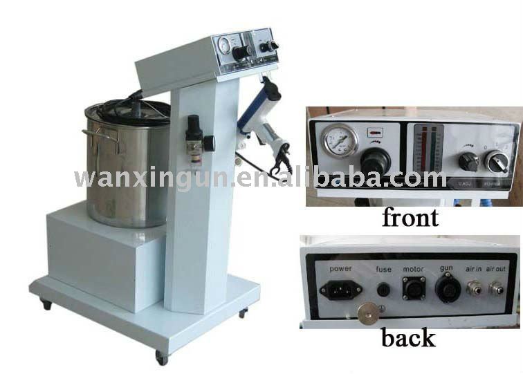 wanxin manual electrostatic flocking machine