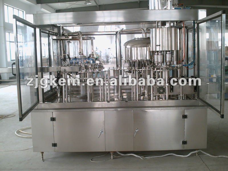 washer filler and seamer 3-in-1 Machine for water,automatic juice filler equipment (fully automatic)