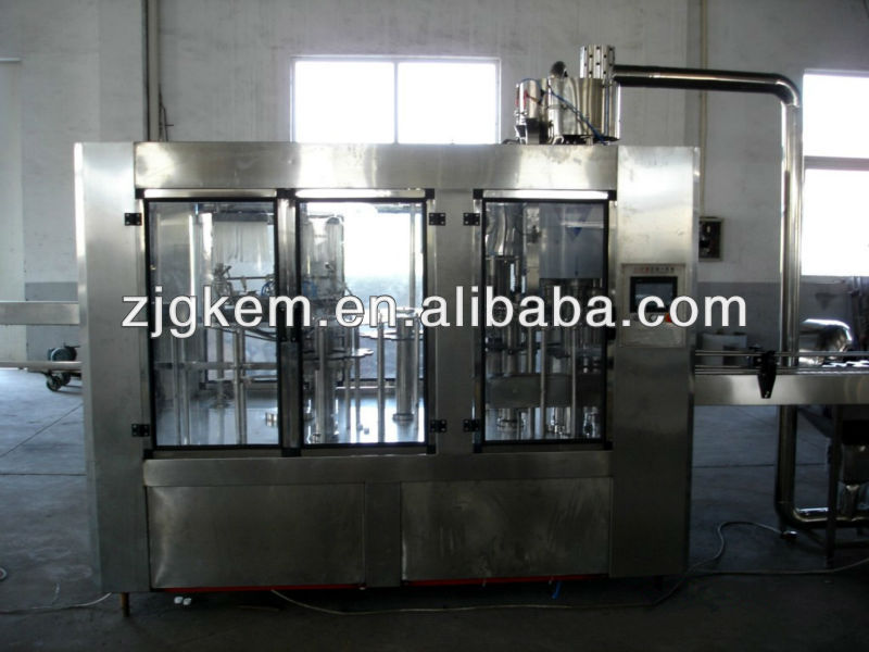 washer filler and seamer 3-in-1 Machine with filling line for automatic bottle pure water