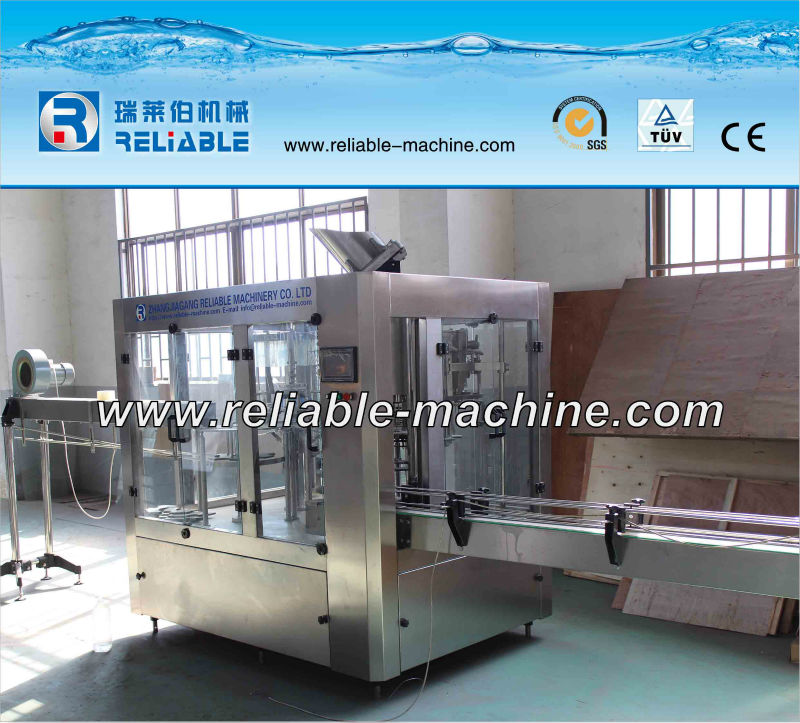 (washer+filler+capper) 3 in 1 automatic mineral water drinking line PLC control CGF series