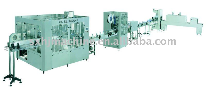 washing,filling,capping 3in1 juice filling machine