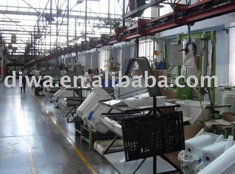 Washing machine assembly line