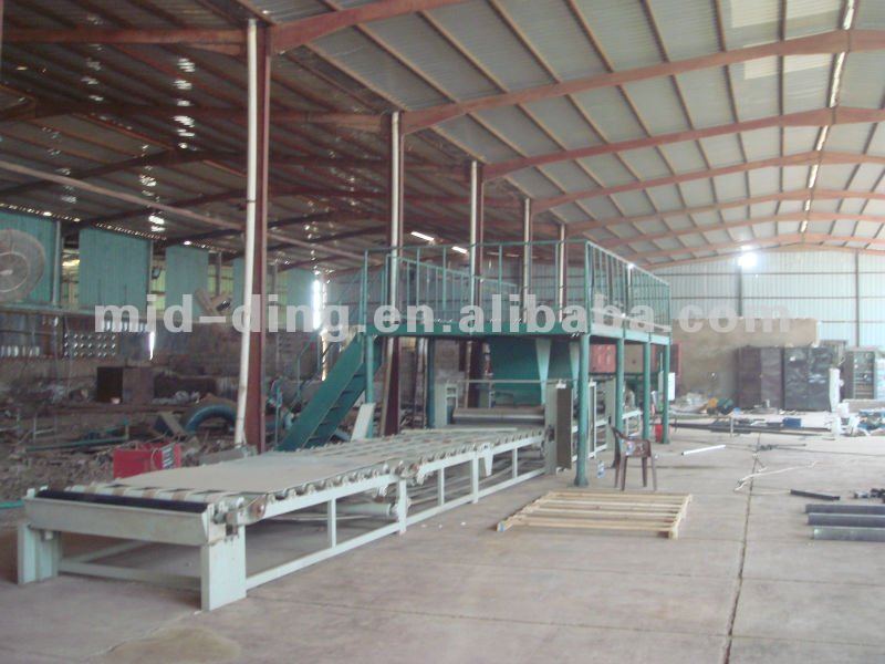 waste crop fireproof magnesium board making machine