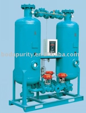 waste heat type regenerating gas depression dryer