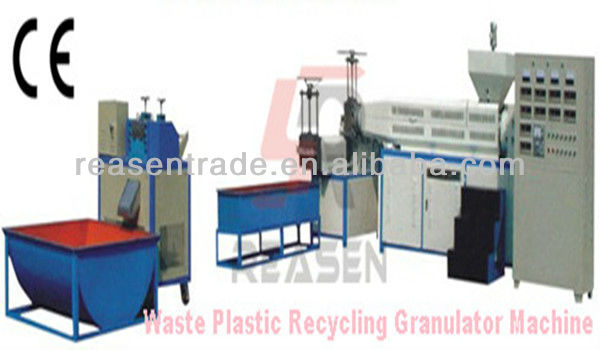 Waste Plastic Recycling Granulator Machine (RS-SJ115/135)