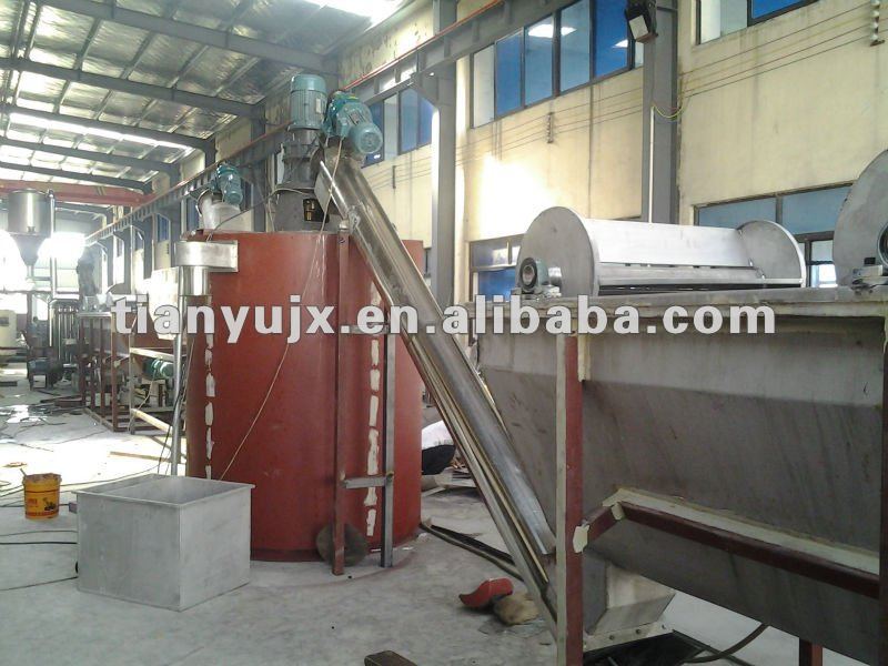 waste plastic recycling machine