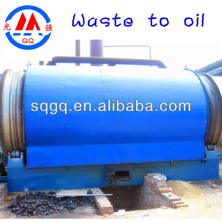 waste plastic recycling pyrolysis equipment with ISO9001&9001