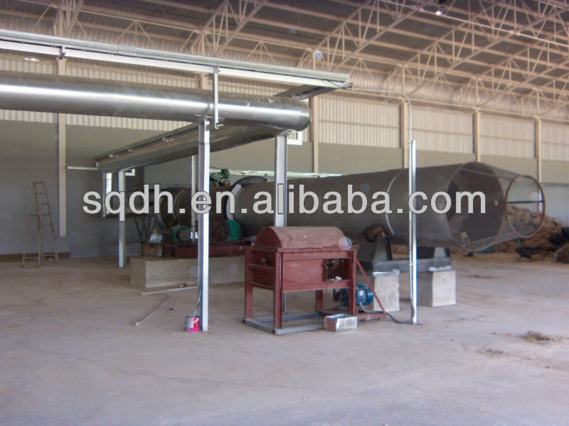 waste plastic rotary drying machine