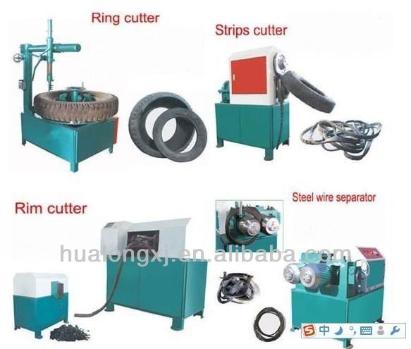 waste tire recycling line