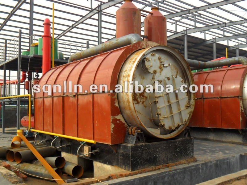 waste tyre pyrolysis plant for 6 tons