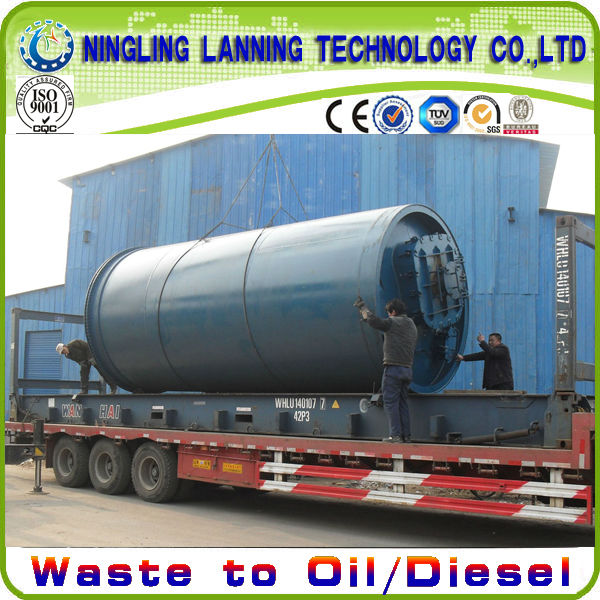 waste tyre recycling machine with hydraulic auto feeder