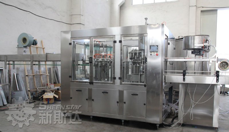 water and juice processing line