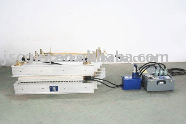 Water cooling conveyor belt vulcanizer