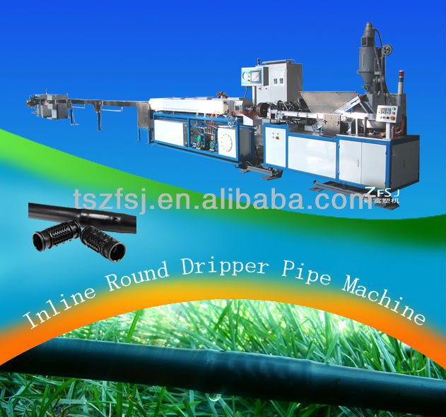 water saving PE Mosaic Column Emitter Type Drip Irrigation plastic hose Making Machine