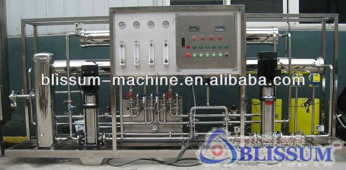 Water treatment for pure water filtering machine