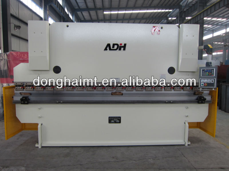 WC67K CNC press brake machine/cnc bending machine 100T/4000/ hydraulic CNC sheet metal press brake